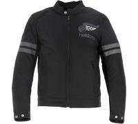 Helstons Jake Speed chaqueta textil impermeable para motocicletas, negro, tamaño L para Hombres