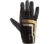 Helstons Jeff Guantes de motocicleta, negro-amarillo, tamaño 3XL para Hombres