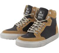Helstons Maya Señoras zapatos de motocicleta, Azul/Amarillo, Talla 36