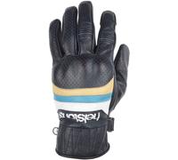 Helstons Mora Air Guantes de moto, negro-azul, tamaño 3XL