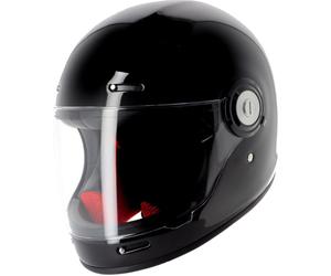 Helstons Naked Full Face Brilliant Carbon Casco, negro, tamaño S para Hombres