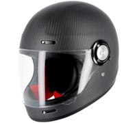 Helstons Naked Full Face Mat Carbon Casco, negro-carbono, tamaño XS para Hombres