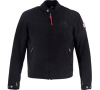 Helstons Nashville Toile Chaqueta Textil Moto, negro, tamaño S para Hombres
