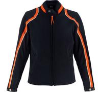 Helstons Phoenix Mesh Chaqueta Textil Moto, negro/naranja, Talla L