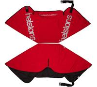 Helstons Pilote Protección contra la lluvia para conductores de scooters, rojo, Talla única