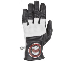 Helstons Piste Guantes de moto de verano, Negro/Blanco, Talla 12