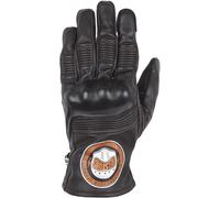 Helstons Piste Guantes de moto de verano, negro/marrón, Talla 12