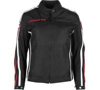 Helstons Queen Chaqueta textil para motocicletas para damas, negro, tamaño L para Mujer