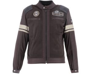 Helstons Revolte Air Chaqueta textil de motocicleta, Marrón oscuro, Talla 3XL