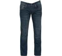 Helstons Roadster Vaqueros de moto, azul, tamaño 32 34 para Hombres