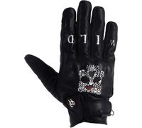 Helstons Skull Guantes de moto de verano, negro, tamaño M L para Hombres