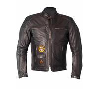 Helstons Tracker Giacca in pelle motociclistica, nero, M