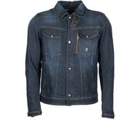 Helstons Western Chaqueta textil para motocicleta, Azul, Talla S