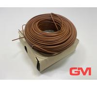 Helukabel Hilo H05V-K 1x0, 5mm ² Marrón Coil 29084 100M Conductor Sencillo