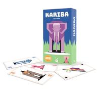 Helvetiq - Kariba Edición Especial Cumpleaños - Juego De Cartas Familiares - Mecánica Simple y Maligna - ¿Qué Animal Será El Más Fuerte De La Sabana? - 2 a 4 Jugadores - Desde 6 años