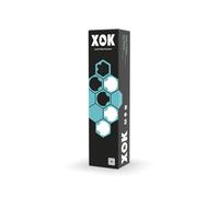 Helvetiq XOK-Juego de colocación táctico-Intenta agrupar a 10 Peces o Tiburones de tu Color-2 Jugadores de 8 años, Blanco (99722)