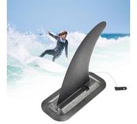 Helweet Aleta de Tabla de Surf, Aleta Paddle Surf, Quilla Paddle Surf, Aumenta la Estabilidad y el Equilibrio de la Tabla de Surf, Adecuado para Longboards, Tablas de Surf y Tablas de Remo, Negro