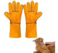 Helweet Anti-Mordidas Guantes, Guantes de Manejo de Animales, Guantes de Trabajo, Anti Mordidas Guantes de Trabajo, Protege Tus Manos de Las Picaduras, También Apto para Trabajos de Jardinería, 30cm