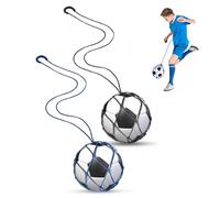 Helweet Fútbol Trainer, Entrenamiento De Fútbol, Football Kick Trainer, Ayuda A La Formación Futbolística, Red para Balones, Bolsa para Balón, Adecuado para Bolas Grandes Y Pequeñas, 2 Piezas