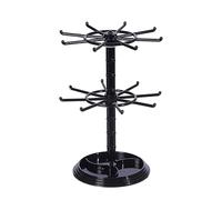 Helweet Soporte para Joyas, Soporte De Joyería, Organizador de Joyas,Expositor de Collares, Organizador Pendientes, Expositores de Joyero Giratorio, para Collares, Pulseras, Pendientes