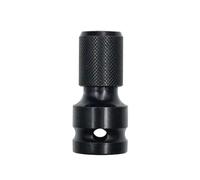 HELYZQ Adaptador de cambio rápido de llave eléctrica de 1/2 pulgada cuadrada a 1/4 pulgadas hexagonal adaptador convertidor para llave de trinquete