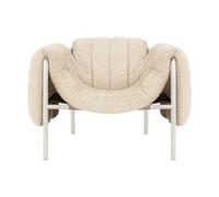 Hem Butaca Lounge Puffy Eggshell-cream