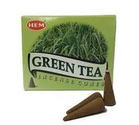 Hem - Conos de incienso (10 unidades), color verde