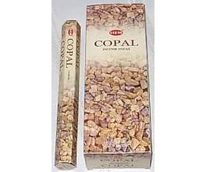 Hem Copal hexa-bastoncini de incienso, 6 paquetes x 20 Varillas = 120 Varillas