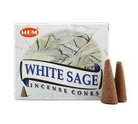 Hem Incienso Conos - White Sage o Salvia Blanca - Juego de 3 cajas de 10 conos - Envío Gratis
