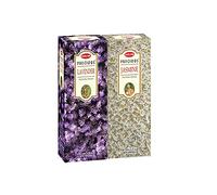 Hem Varillas de incienso de lavanda y jazmín, paquete de 2 cajas (240 varillas en total), aroma floral calmante para relajación, meditación y fragancia para el hogar