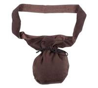 HEMAD Bolso de hombro medieval - en algodón - L Marrón