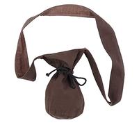 HEMAD Bolso de hombro medieval - en algodón - S Marrón