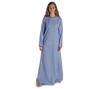HEMAD Edad Media Bajo Vestido Cotte Algodón Puro Modelo: Meliur, azul claro, S-M