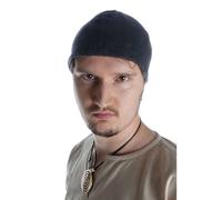 Hemad Gorra Medieval de Fieltro de Lana - XL, Negro