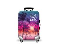 Hemasa Funda protectora gruesa y elástica para equipaje, con cremallera para maletas de 18 a 32 pulgadas, accesorios de viaje, color 8, XL 29-32 inch, Funda protectora elástica