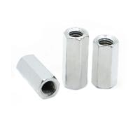 Hembra de acero plateada cinc a los pilares hexagonales M3 M4 M5 M6 del espaciador del perno prisionero del espaciador hembra a hembra(35mm,M3 5pcs)