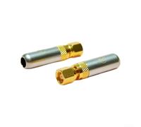 Hembra Pin Jack para HIFIMAN HE400 HE500 HE600 Auriculares Construido con cobre chapado en oro para transmisión de señal (Plata)