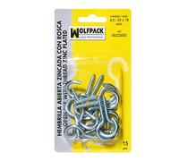 Hembrilla Abierta 4,0/20 x 80 mm. (15 Piezas)