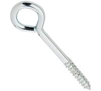 Hembrilla cerrada de acero Bulk Hardware, Bzp - 100 Vine Eyes, 100mm Screw-In