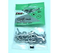 HEMBRILLA CERRADA ZINCADA 2.2X25 BLISTER