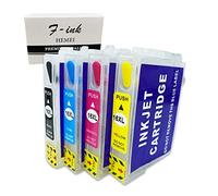 HEMEI Compatible con cartuchos de tinta recargables vacíos 16 o 16XL, funciona con WorkForce WF-2630WF WF-2530WF WF-2760DWF WF-2510WF WF-2010W WF-2650DWF WF-2520NF WF-2660DWF WF-2750DWF WF-2550DWF