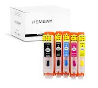 HEMEINY Cartuchos de tinta recargables vacíos PGI-580 CLI-581 | Compatible con PIXMA TR7550 TR8550 TS6150 TS6151 TS6250 TS6350 TS6351 TS8150 TS8152 TS8250 TS8251 TS9150 TS9155 TS9550 TS705