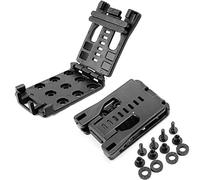 HemeraPhit Clip de cinturón de nailon para exteriores, para cuchillo, funda Kydex para camping, bricolaje, herramientas al aire libre, juego de 2 (nuevo tipo)