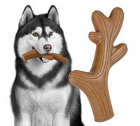 Hemioke Juguete masticable indestructible para perros para masticadores agresivos, hueso de perro de nailon resistente para razas grandes y medianas, juguete masticador potente de larga duración, no