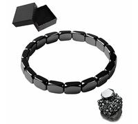 Hemios Hematite Bracelet,Hemys Hematite Bracelet for Men,For Embody Resilience and Vitality,Restore Confidence & Your Edge,Gift for Dad,Husband,Boyfriend(A)