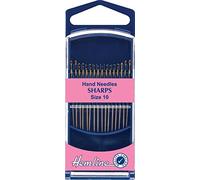 Hemline Agujas de coser Gold Gold Eye Sharps - por paquete
