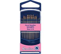 Hemline Agujas de coser premium Gold Eye Sharps - por paquete