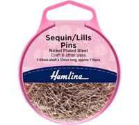 Hemline - Alfiler para lentejuelas, tachuelas, abalorios (13 mm, 710 unidades)