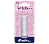 Hemline H639 | Hacer punto y ganchillo transparente de punto-in elástica 200 m