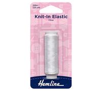 Hemline H639 | Hacer punto y ganchillo transparente de punto-in elástica 200 m